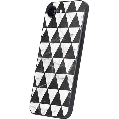 Geometric Marble iPhone 16e Skin